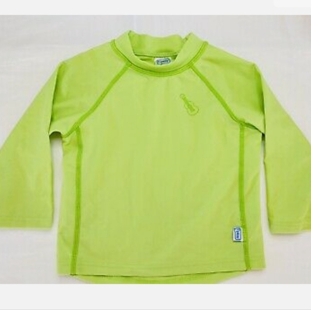 NWT iPlay Rash Guard UPF Swim Water Shirt Swimwear Long Sleeve Green